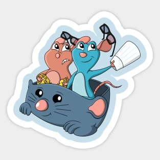 Rat Adventure Sticker